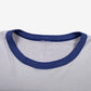 Vintage Ringer T-shirt 2XL Mens 00s 2007 Rotary Fest White Blue Festival Y2k