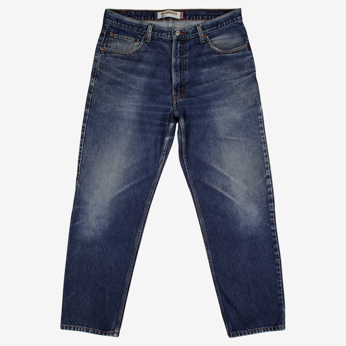 Levis 550 Jeans 36x32 Mens Blue Relaxed Taper Faded Stonewash Red Tab Denim