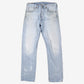 Levis 501 Jeans 31x32 Blue Regular Straight Light Bleached Stonewash Denim