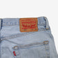 Levis 501 Jeans 31x32 Blue Regular Straight Light Bleached Stonewash Denim