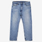 Levis 505 Jeans 38x30 Blue Regular Straight Faded Stonewash Mid Rise Denim