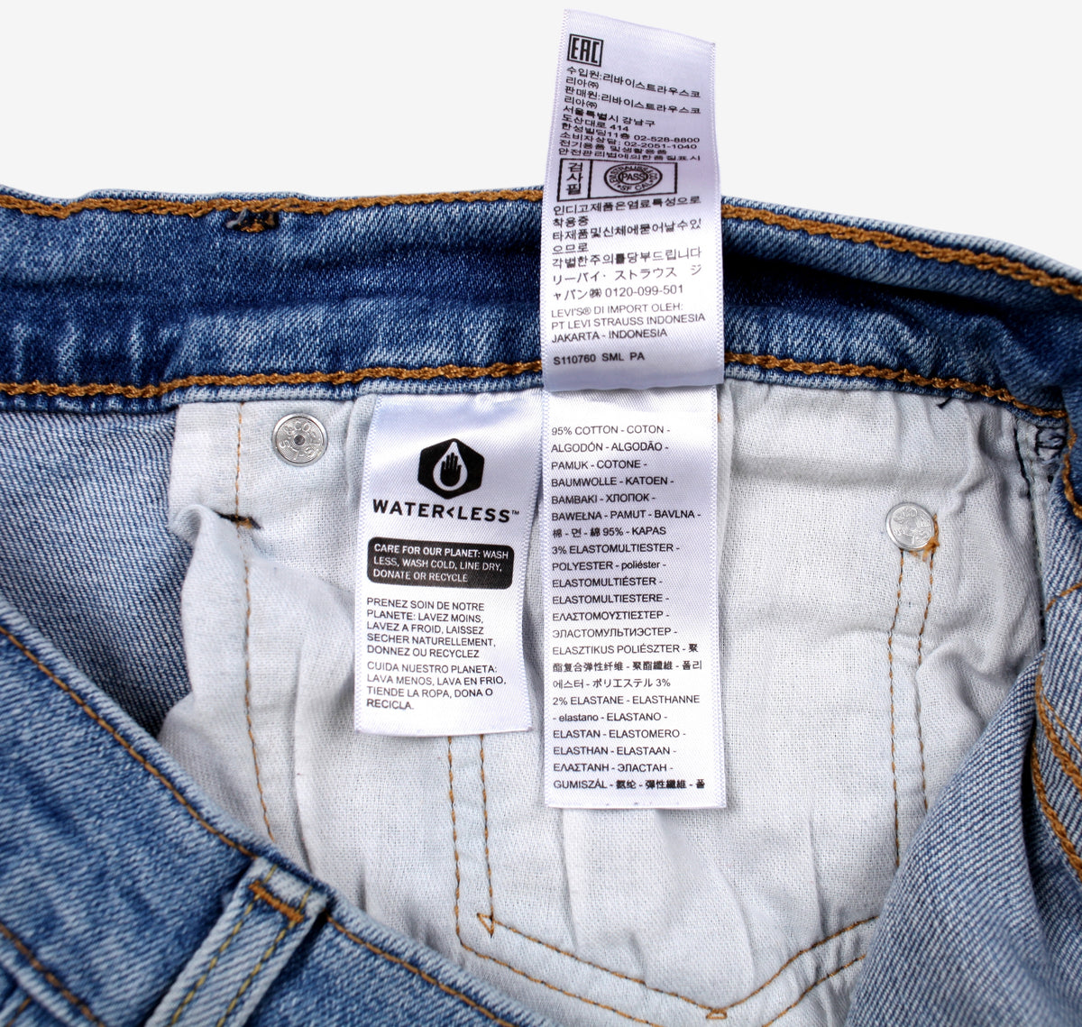 Levis 505 Jeans 38x30 Blue Regular Straight Faded Stonewash Mid Rise Denim