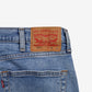 Levis 505 Jeans 38x30 Blue Regular Straight Faded Stonewash Mid Rise Denim