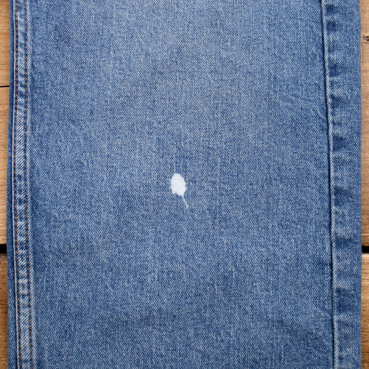 Levis 505 Jeans 38x30 Blue Regular Straight Faded Stonewash Mid Rise Denim