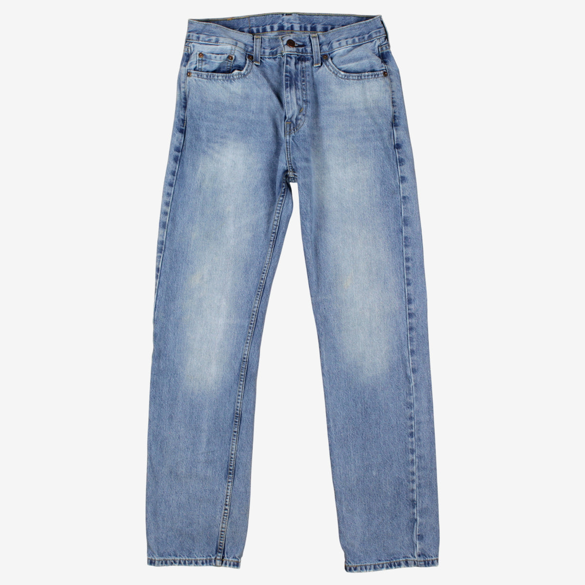Levis 505 Jeans 30x32 Blue Regular Straight Light Stonewash Denim