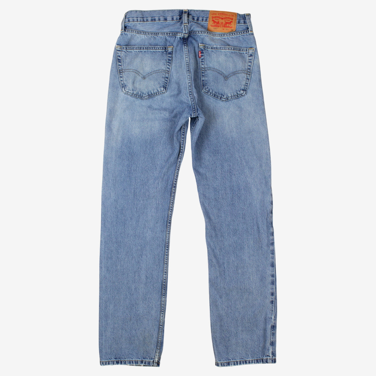 Levis 505 Jeans 30x32 Blue Regular Straight Light Stonewash Denim