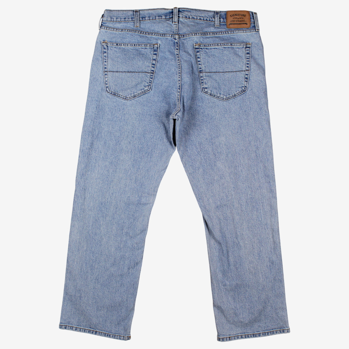 Levis Signature Relaxed Jeans 38x30 Mens Blue Light Stonewash Denim