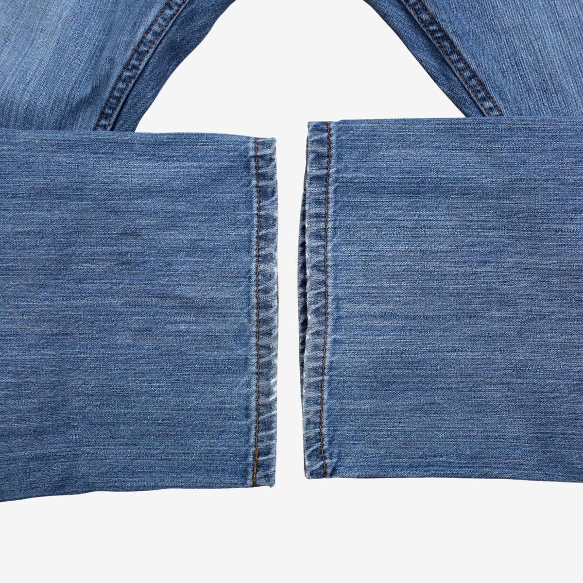 Levis 505 Jeans 38x30 Blue Regular Straight Faded Mid Wash Denim