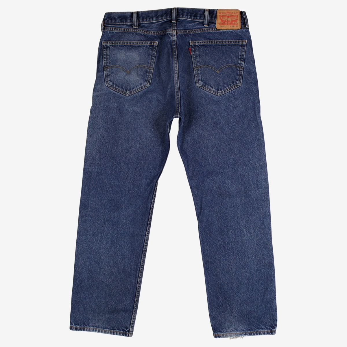 Levis 505 Jeans 38x32 Mens Blue Regular Straight Stonewash Red Tab Denim