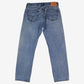 Levis 505 Jeans 34x32 Mens Blue Regular Straight Light Stonewash Denim