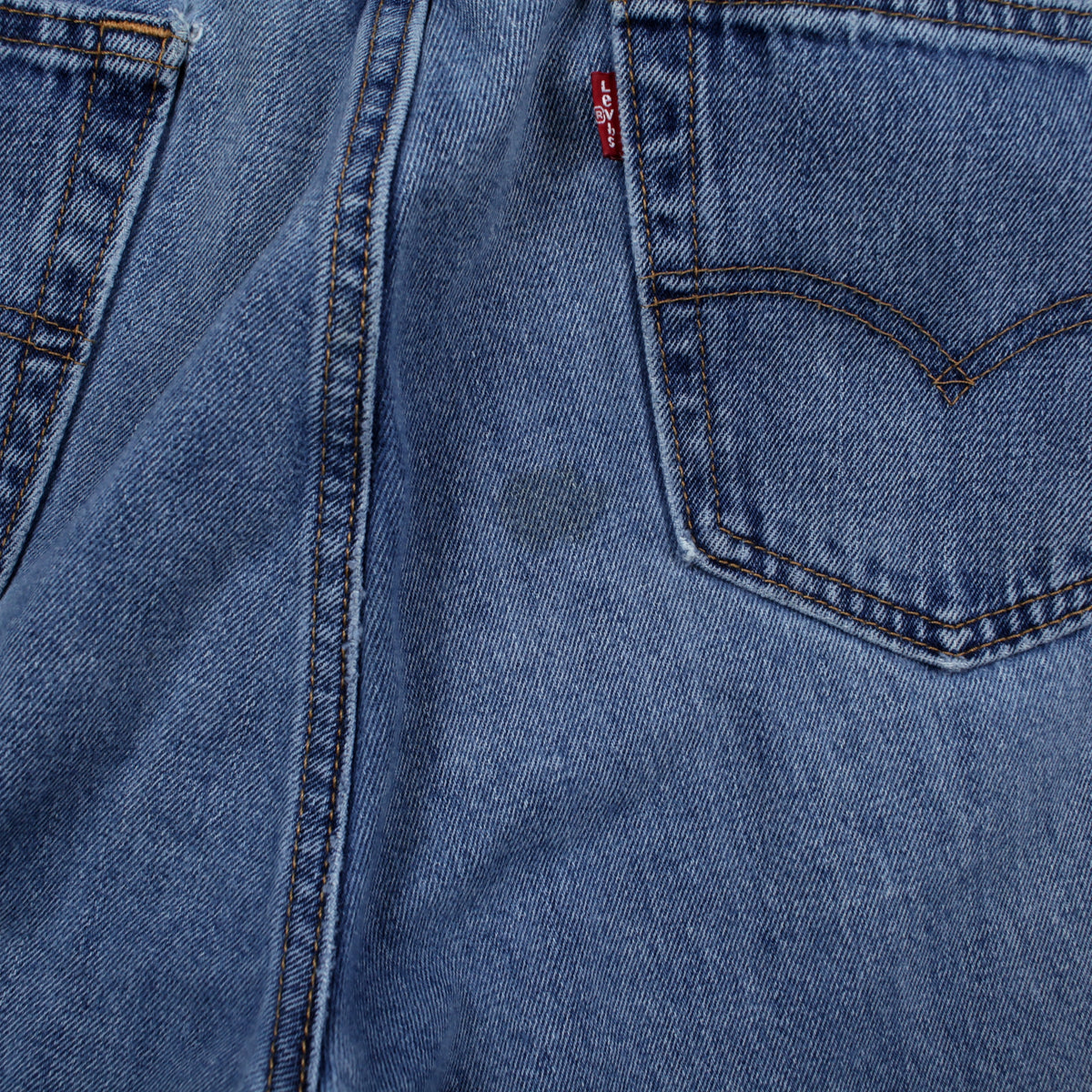 Levis 505 Jeans 34x32 Mens Blue Regular Straight Light Stonewash Denim