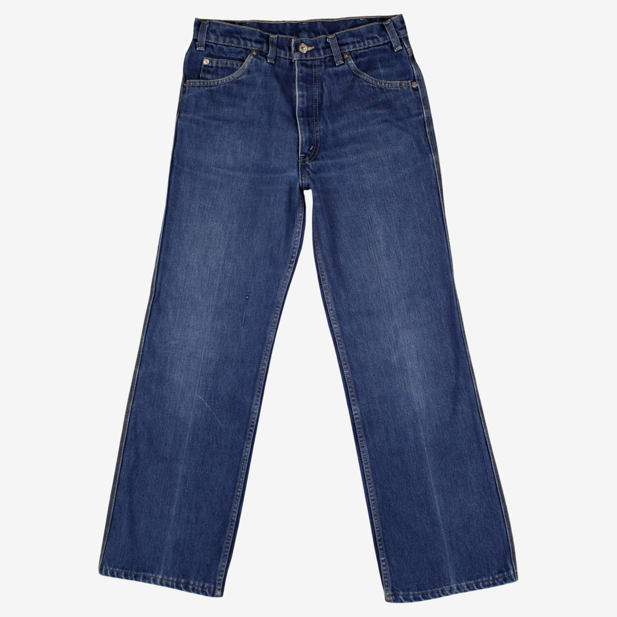 Vintage Levis Movin' On Jeans 30x31 Womens 70s Blue Bootcut Stonewash Denim