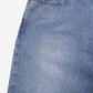 Calvin Klein Baggy Jeans 34x30 Mens Blue Wide Leg Faded Stonewash Relaxed Denim