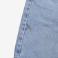Levis 505 Denim Shorts Jorts 36 Blue Light Wash Regular Summer Hemmed