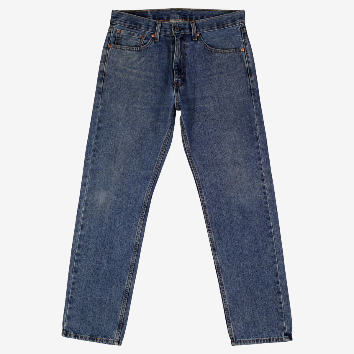 Levis 505 Jeans 32x32 Mens Blue Regular Straight Stonewash Red Tab Denim