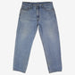 Levis 550 Jeans 38x32 Mens Blue Relaxed Taper Light Stonewash Denim