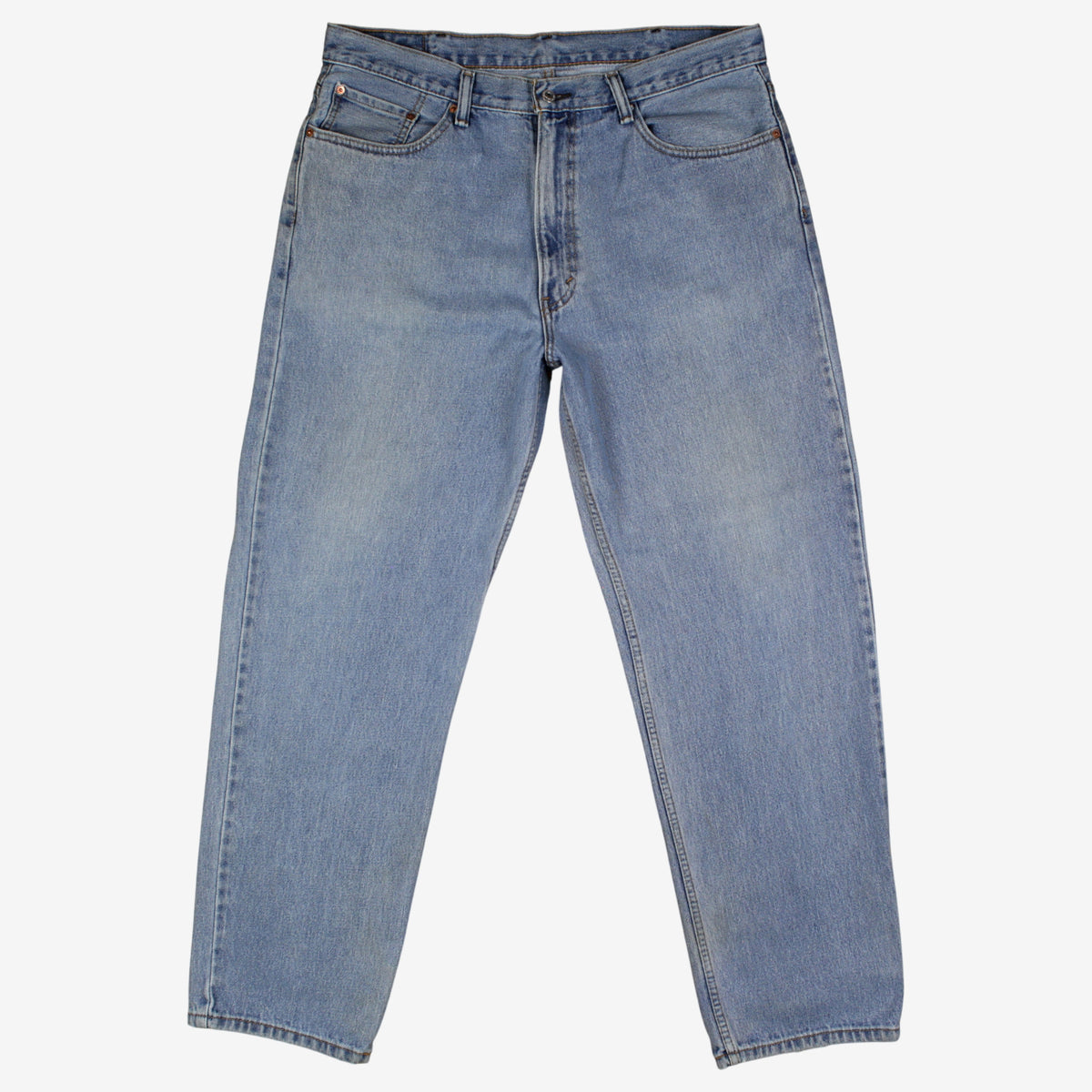 Levis 550 Jeans 38x32 Mens Blue Relaxed Taper Light Stonewash Denim