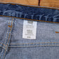 Levis 505 Denim Shorts Jorts 38 00s Blue Regular Knee Length Regular Fit