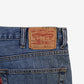 Levis 505 Denim Shorts Jorts 38 00s Blue Regular Knee Length Regular Fit