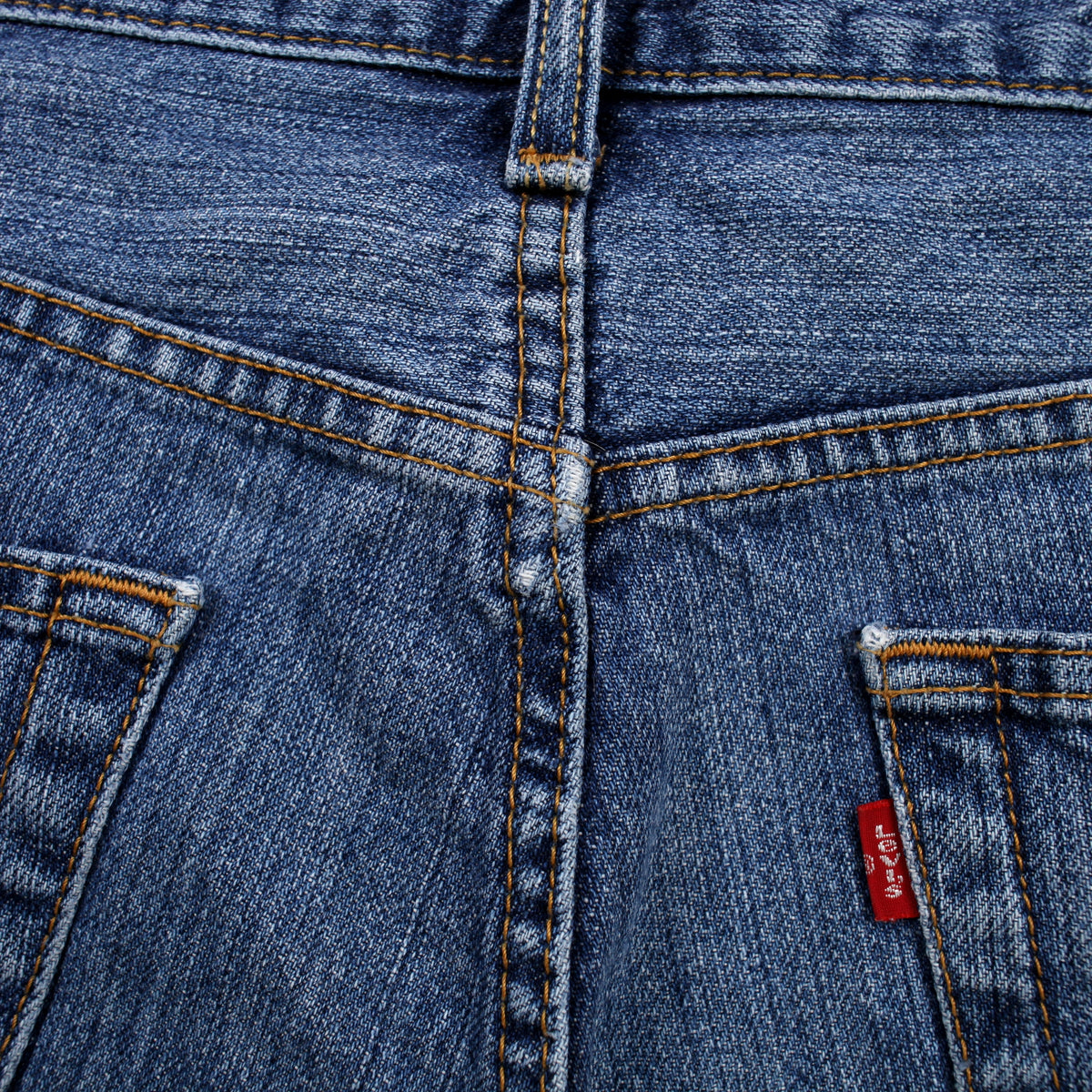 Levis 505 Denim Shorts Jorts 38 00s Blue Regular Knee Length Regular Fit