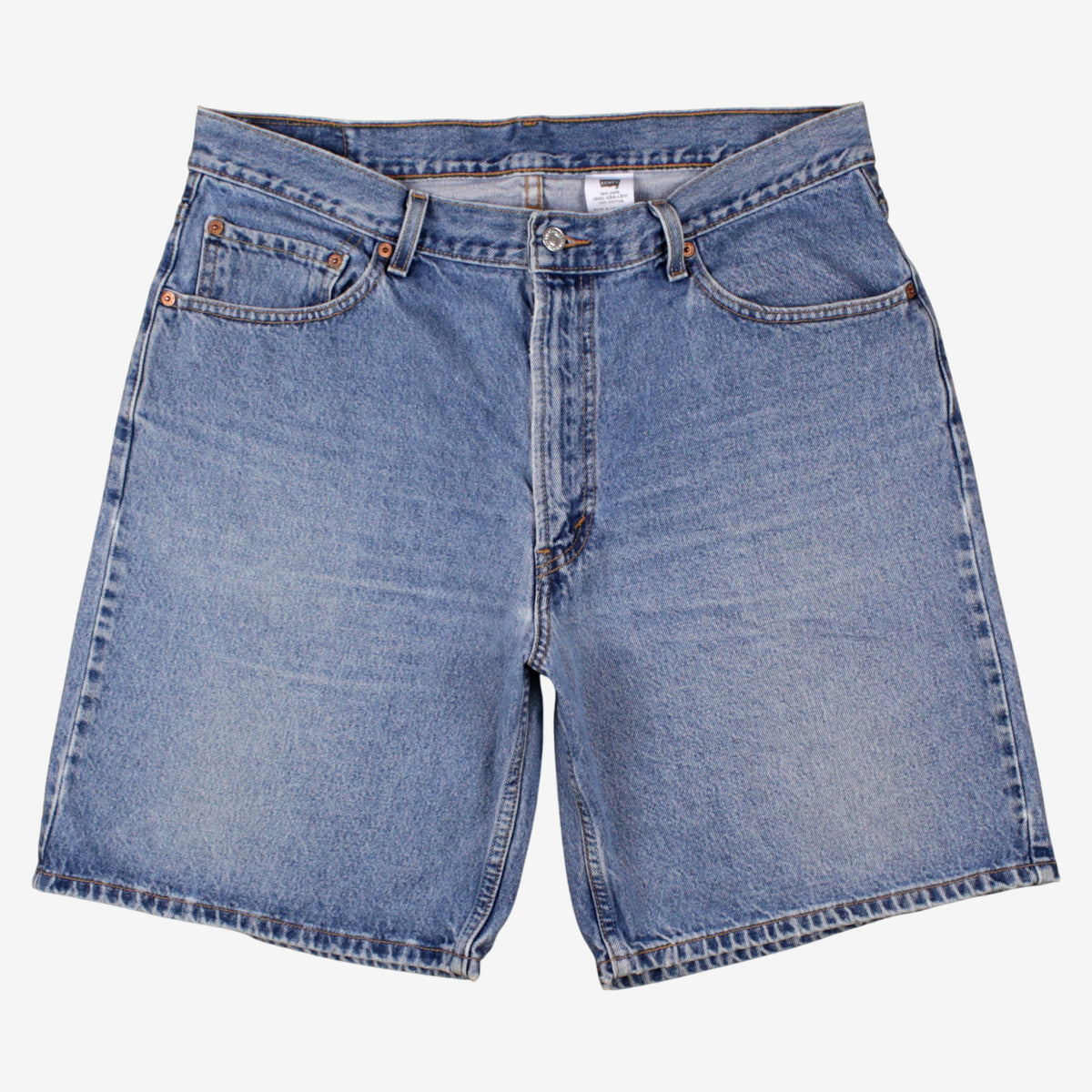 Levis 550 Denim Baggy Shorts Jorts 36 00s Blue Relaxed Bermuda Summer Carpenter