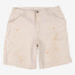 Dickies Carpenter Painter Shorts 35 Cream Workwear Utility Canvas Cotton