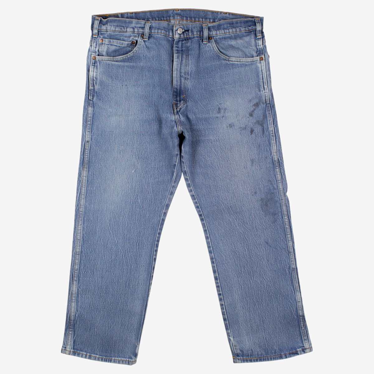 Levis 501 Jeans 40x29 Blue Regular Straight Faded Stonewash Red Tab Denim