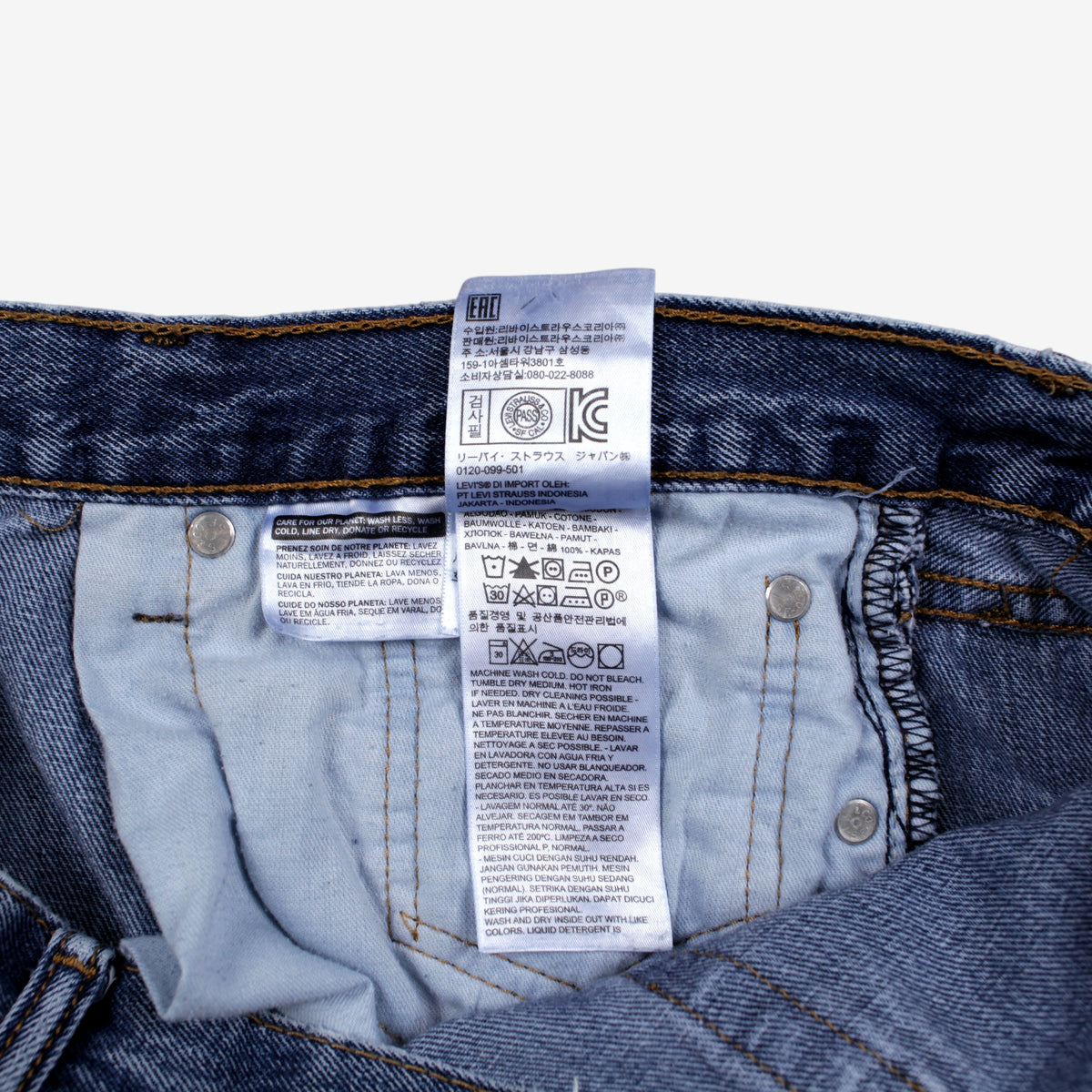 Levis 505 Jeans 38x30 Mens Blue Regular Straight Stonewash Red Tab Denim