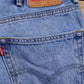 Levis 550 Jeans 38x32 Mens Blue Relaxed Taper Light Stonewash Red Tab Denim