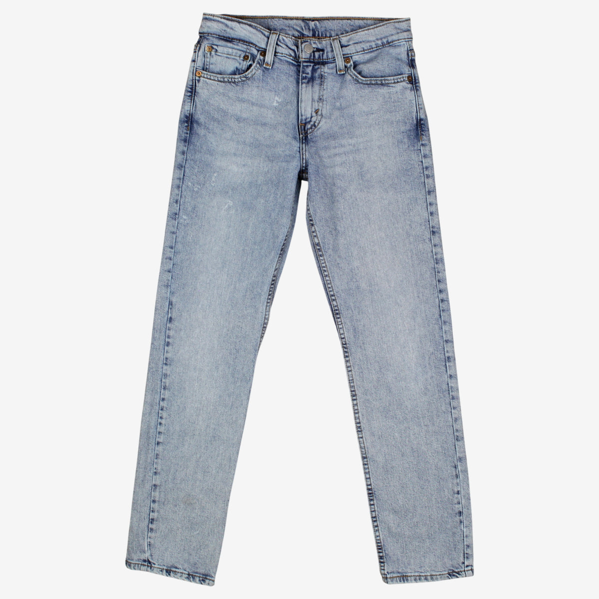 Levis 511 Jeans 29x30 Blue Slim Tapered Light Stonewash Red Tab Denim