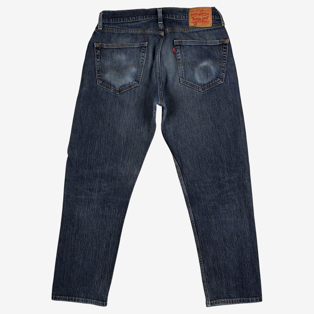 Levis 505 Jeans 31x30 Blue Regular Straight Stonewash Red Tab Denim