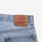 Levis 505 Denim Shorts Jorts 32 00s Blue Regular Light Wash Summer