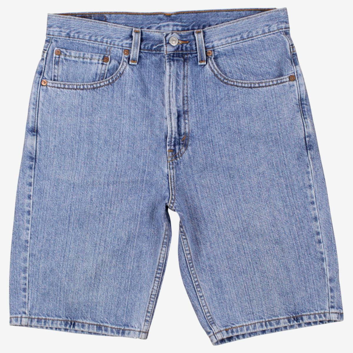 Levis 505 Denim Shorts Jorts 33 00s Blue Bermuda Regular Summer