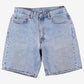 Vintage Levis 550 Denim Shorts Jorts 34 90s Blue Light Wash Mid Rise Relaxed Fit