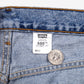 Levis 550 Denim Baggy Shorts Jorts 40 00s Blue Relaxed Light Wash Summer