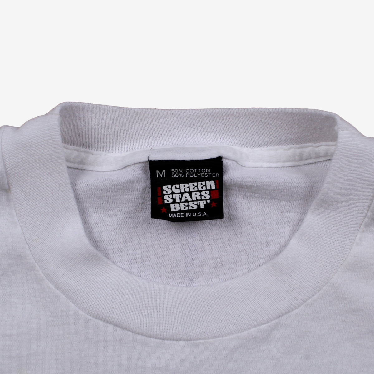 Vintage Screen Stars Best T-shirt S Mens 90s White Estes Park Single Stitch