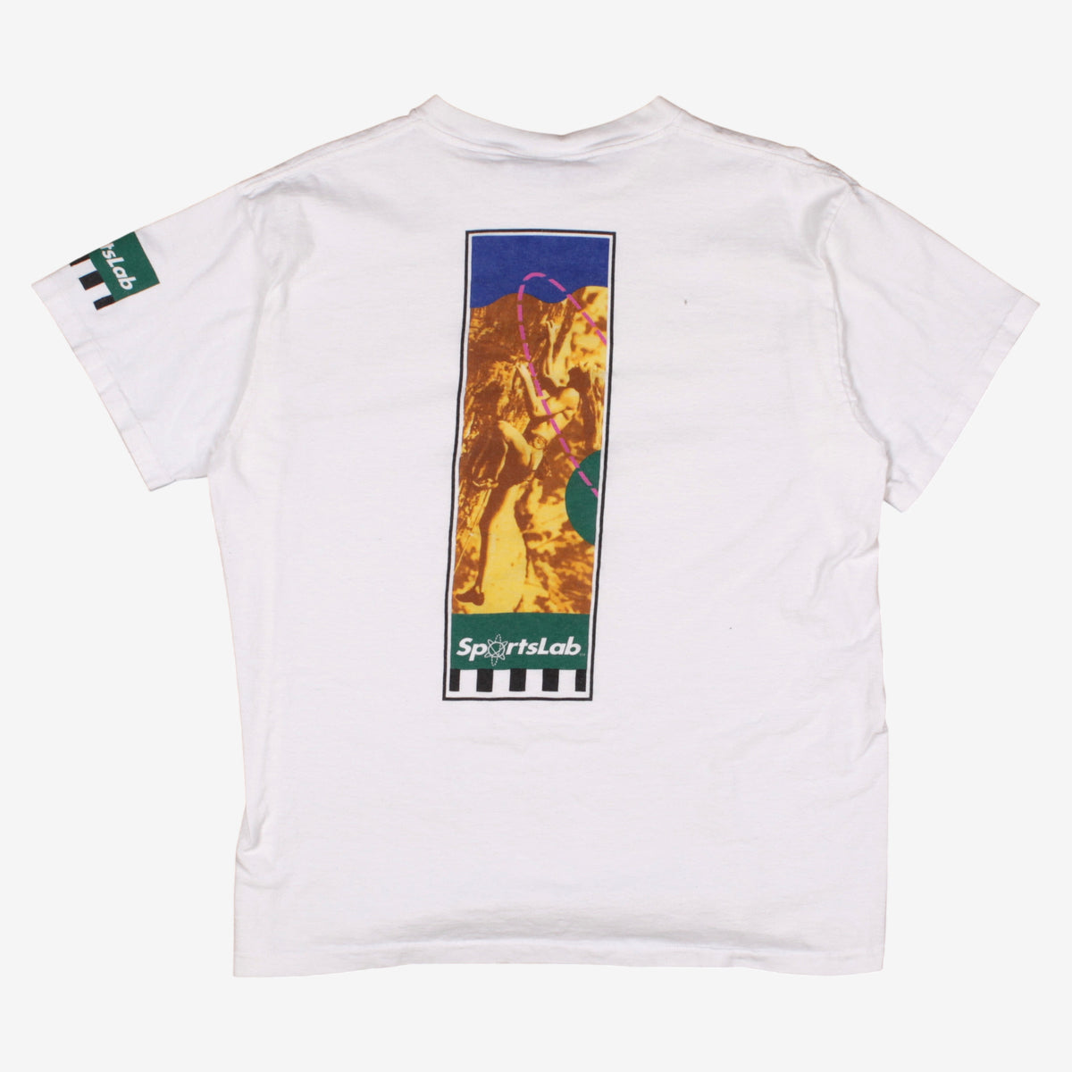Vintage Sportslab T-shirt XL Mens 90s White Y2k Streetwear Single Stitch