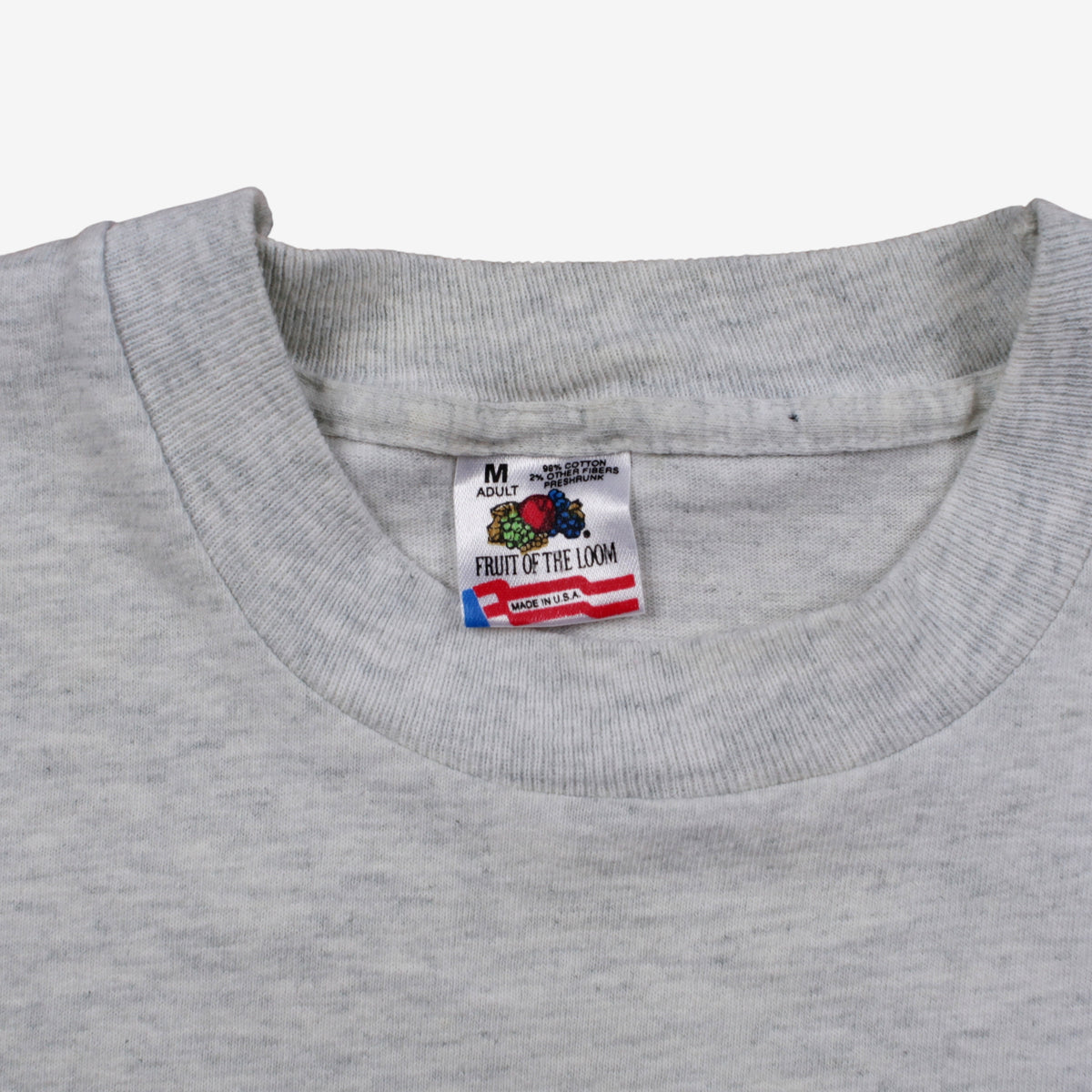 Vintage Fruit Of The Loom Chicago T-shirt M Mens 90s Grey Single Stitch