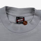 Vintage Fruit Of The Loom T-shirt L Mens 90s Grey Bank Graphic Single Stitch