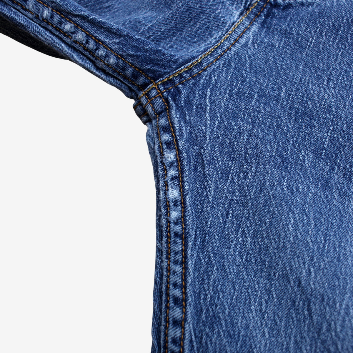 Levis 505 Jeans 38x34 Blue Regular Straight Faded Stonewash Mid Rise Denim