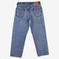 Levis 550 Jeans 34x28 Mens Blue Relaxed Taper Faded Mid Stonewash Denim