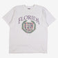 Vintage Fruit Of The Loom T-shirt L Mens 90s White Florida Graphic Single Stitch