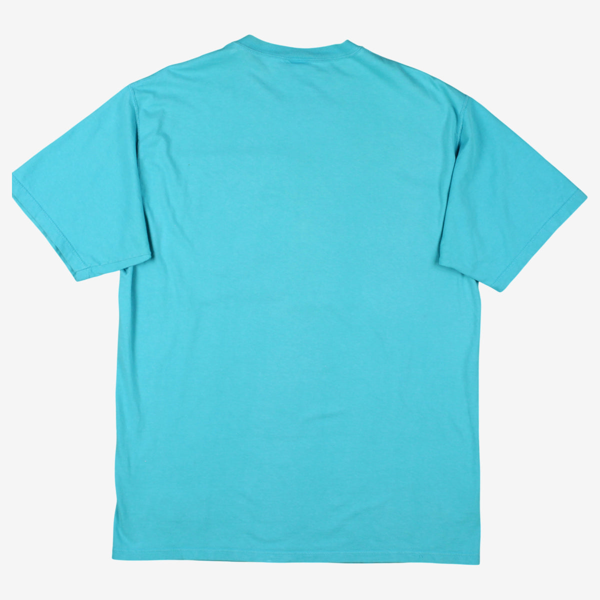Vintage Russell Athletic T-shirt XL Mens 90s Blue Pocket USA Made Teal Athletic