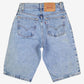 Vintage Levis 505 Denim Shorts Jorts 27 Womens 90s Blue USA Made Regular Western