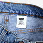Vintage Levis 505 Denim Shorts Jorts 27 Womens 90s Blue USA Made Regular Western
