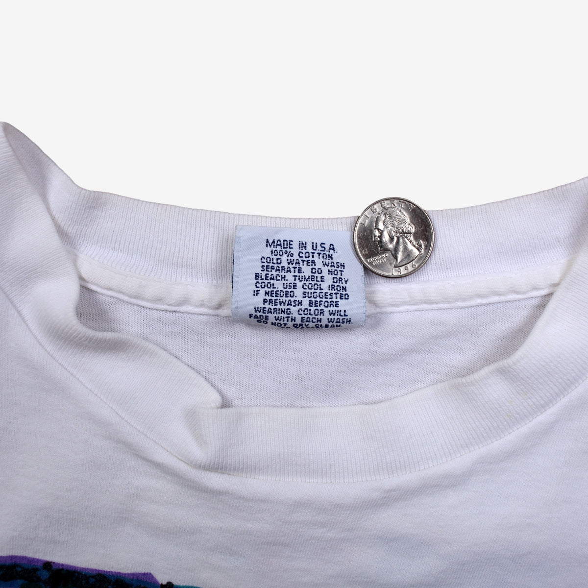Vintage Cyrk Sport T-shirt XL Mens 90s White Seahorse Single Stitch USA Made