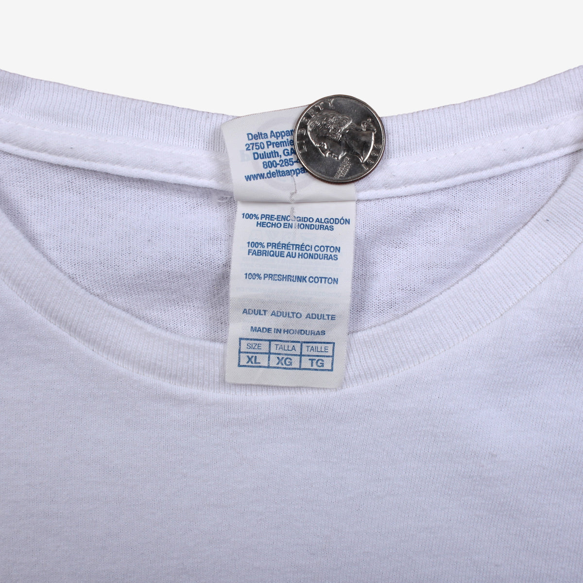 Vintage Delta Pro T-shirt XL Mens 90s Weight Sarcasm Slogan Funny Novelty White