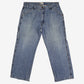 Levis Signature Carpenter Jeans 36x30 Mens Blue Stonewash Denim Workwear Wide