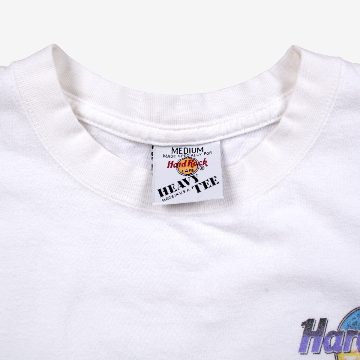 Vintage Hard Rock Cafe T-shirt M Mens White Texas Graphic USA Made San Antonio