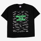 Vintage Hanes T-shirt XL Mens Black Grouchy Old Geezer Graphic Single Stitch
